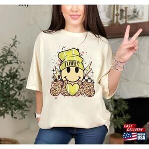 Tennis Mom Shirt Leopard Tshirt Mama Tee Classic